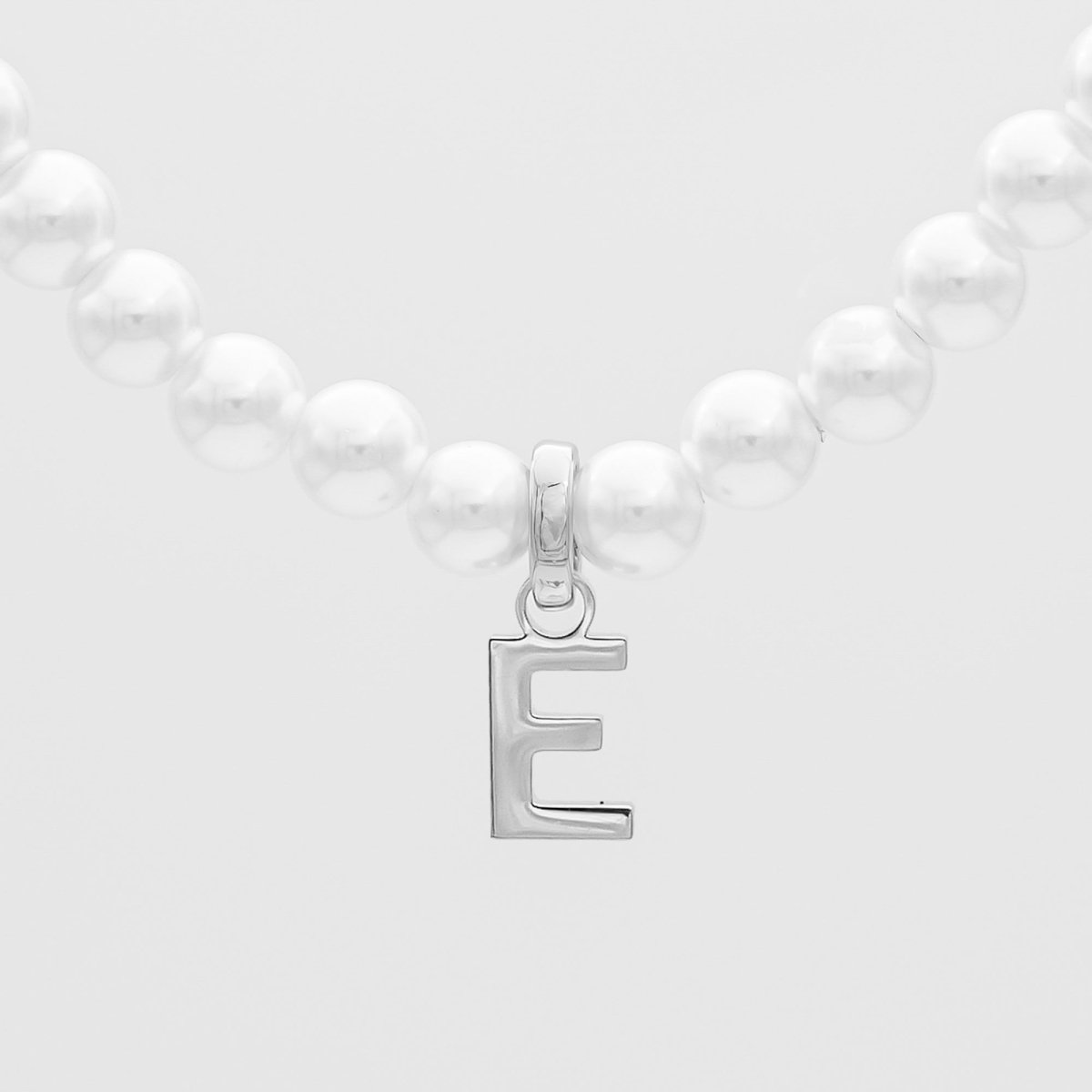 Classic Pearl Initial Necklace - ISMI JEWELS