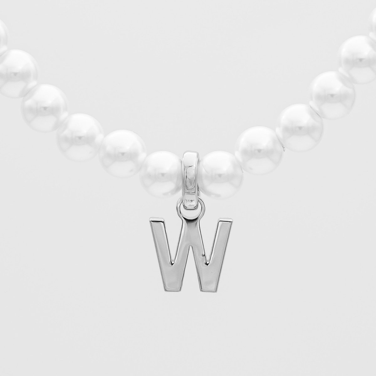 Classic Pearl Initial Necklace - ISMI JEWELS