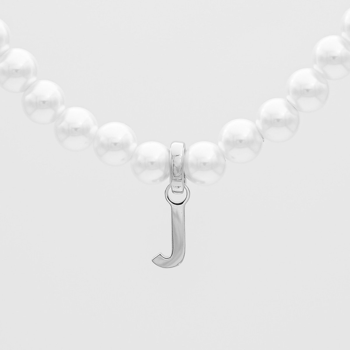 Classic Pearl Initial Necklace - ISMI JEWELS