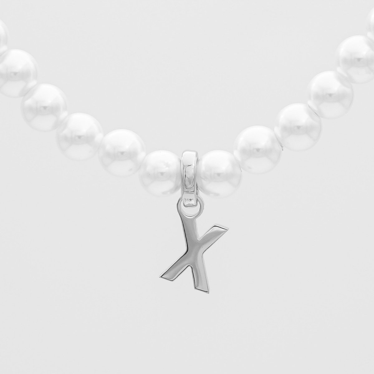Classic Pearl Initial Necklace - ISMI JEWELS