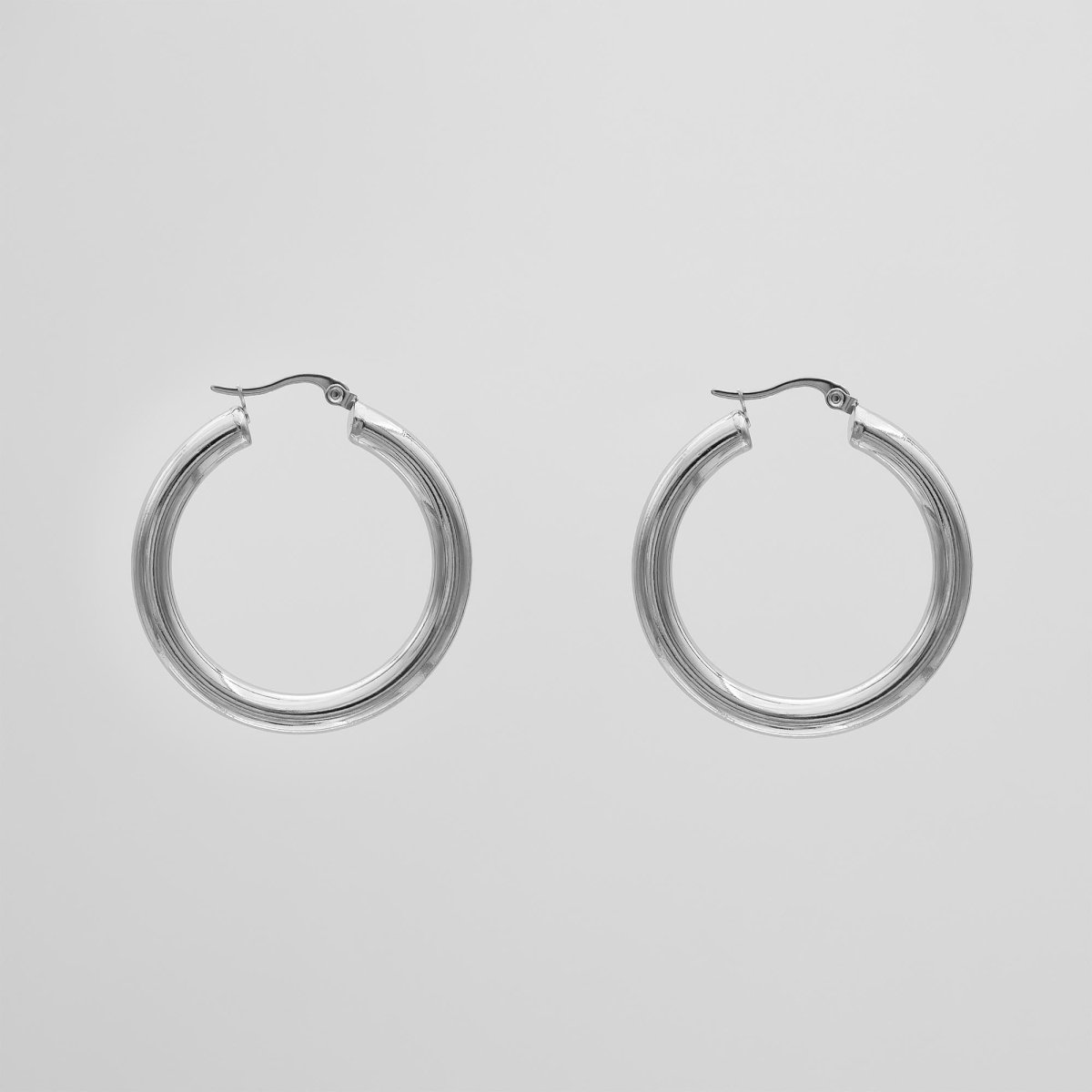 Classic Silver Filled Hoops - ISMI JEWELS