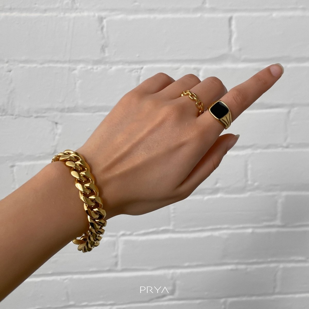 Cleo Chain Ring - ISMI JEWELS