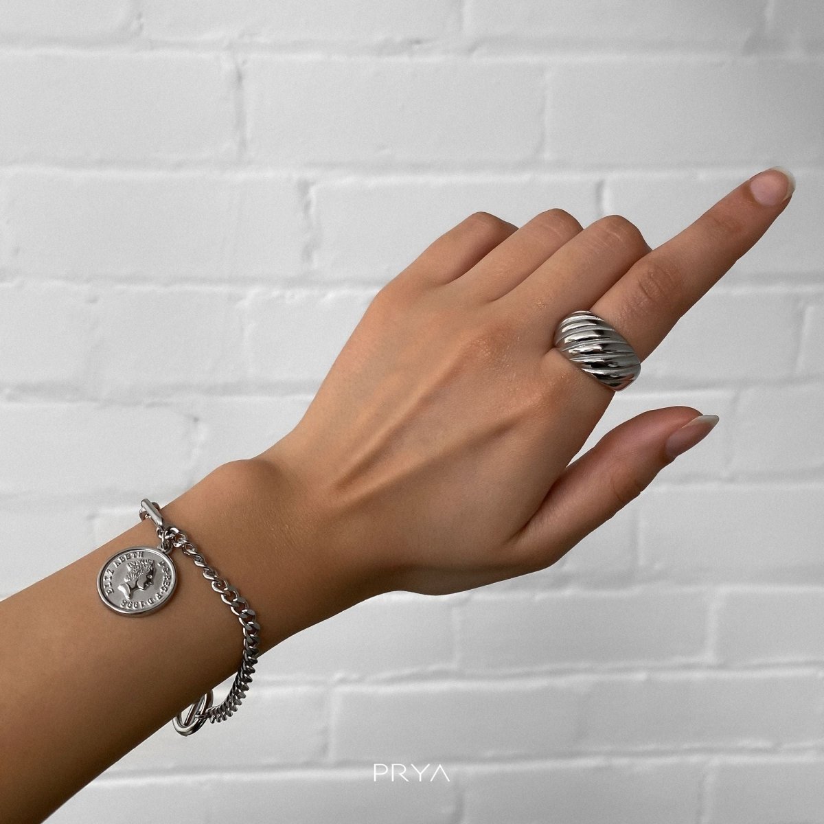 Coin Link Bracelet - ISMI JEWELS