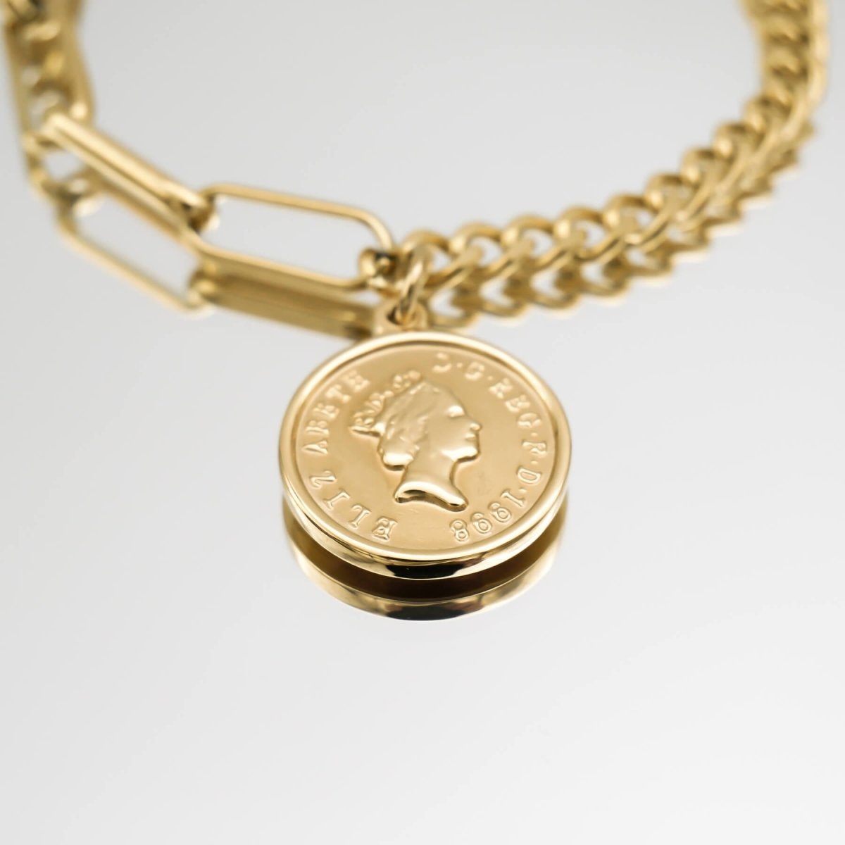 Coin Link Bracelet - ISMI JEWELS