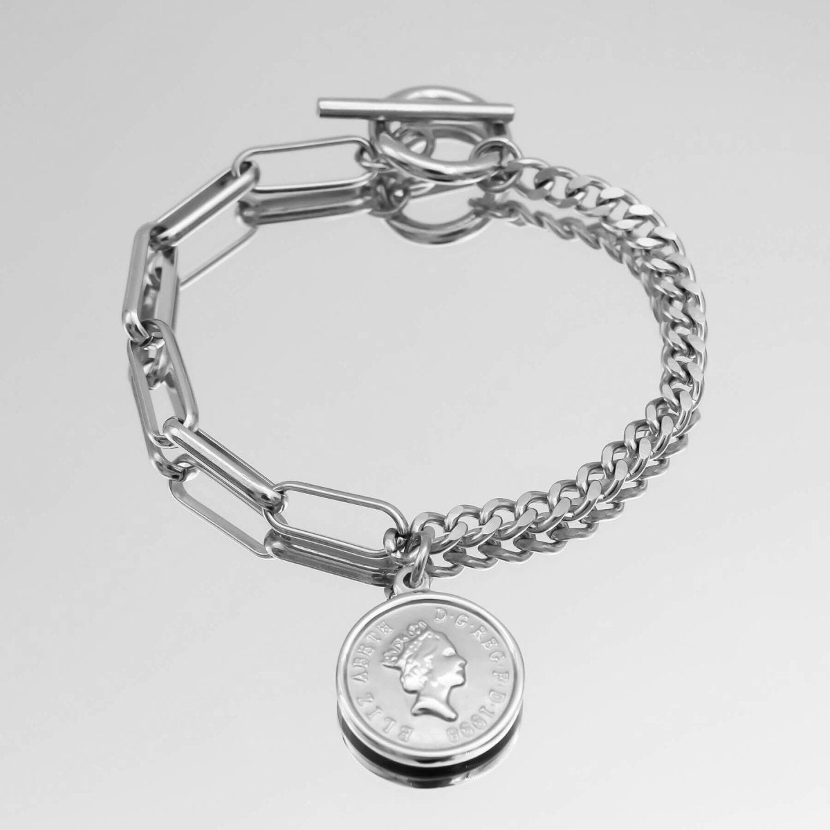 Coin Link Bracelet - ISMI JEWELS