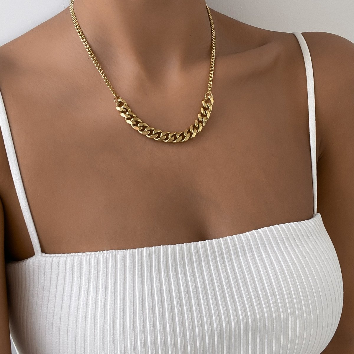 Connie Cuban Contrast Necklace - ISMI JEWELS