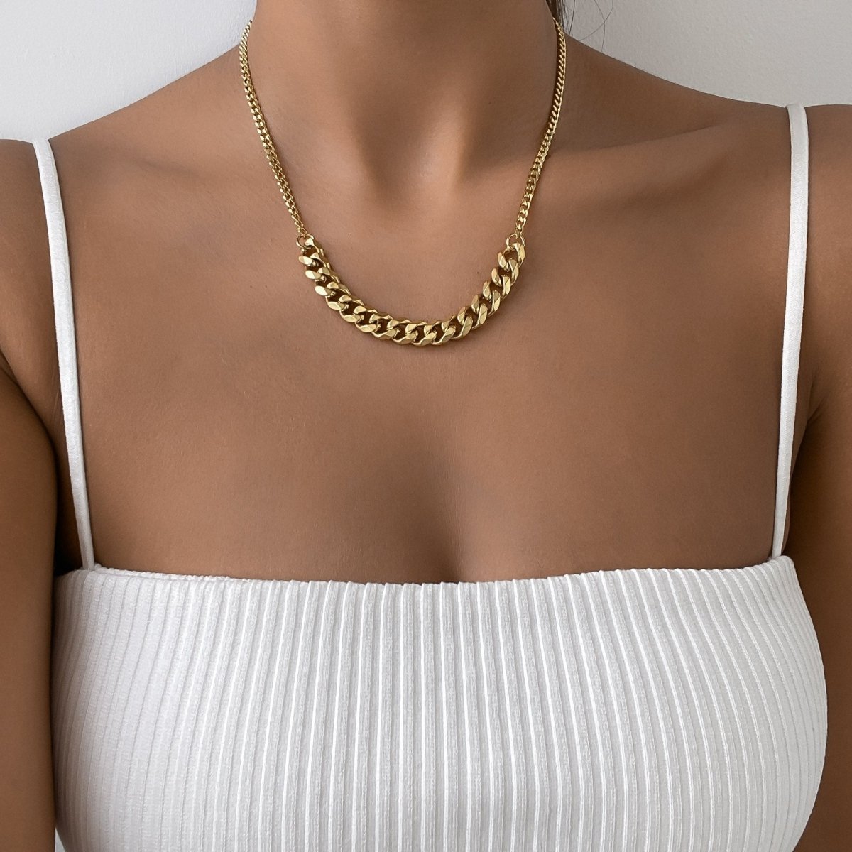 Connie Cuban Contrast Necklace - ISMI JEWELS