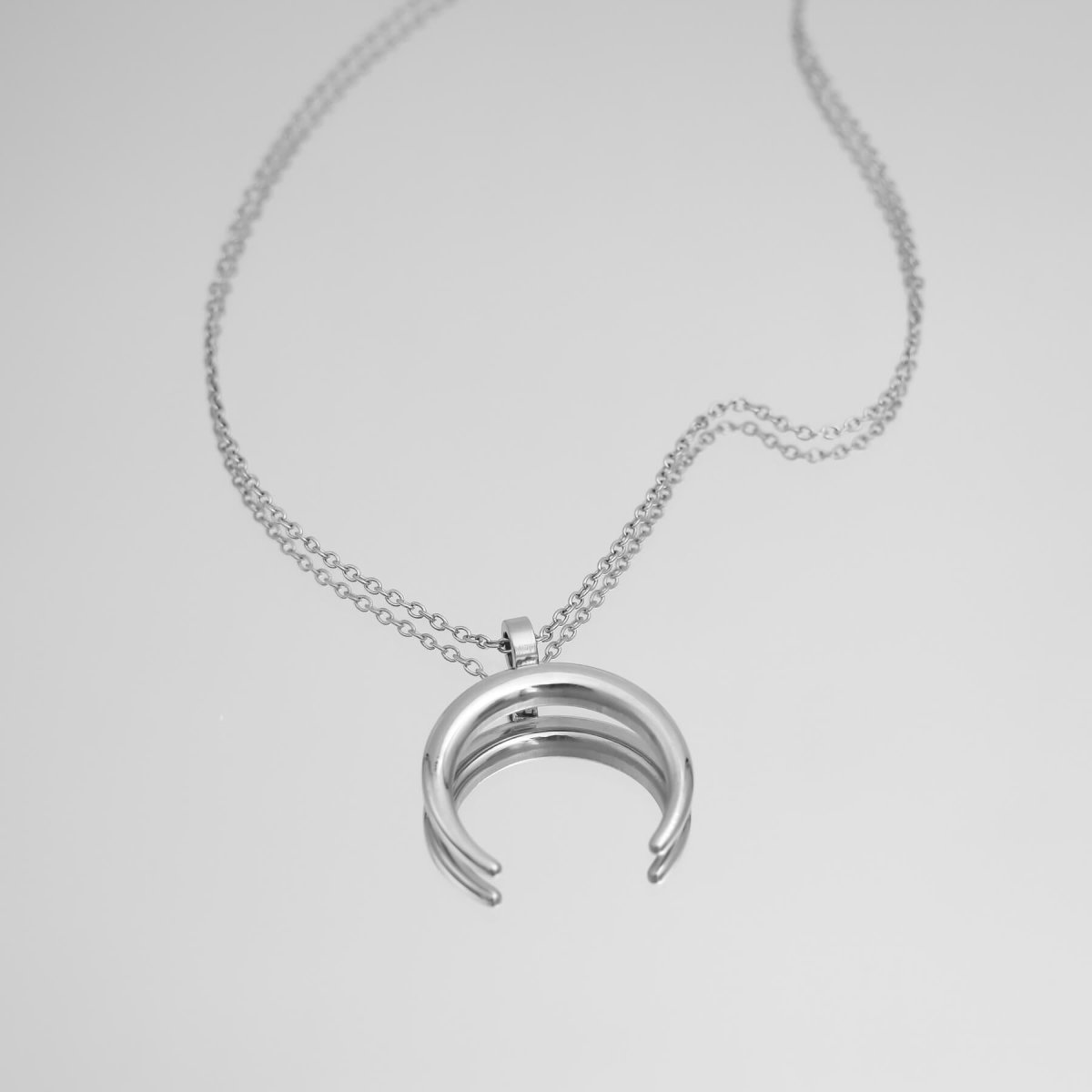 Crescent Moon Necklace - ISMI JEWELS