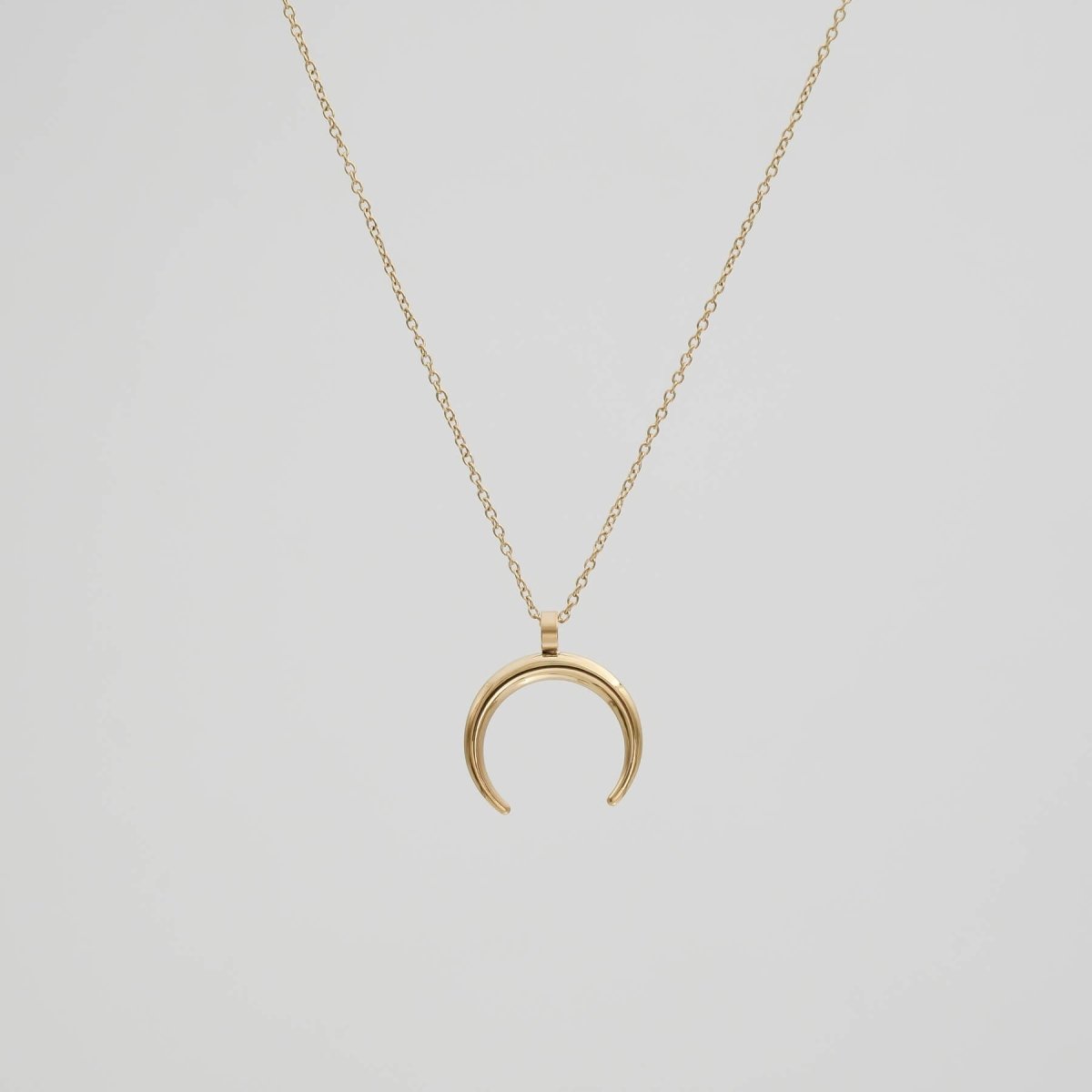 Crescent Moon Necklace - ISMI JEWELS