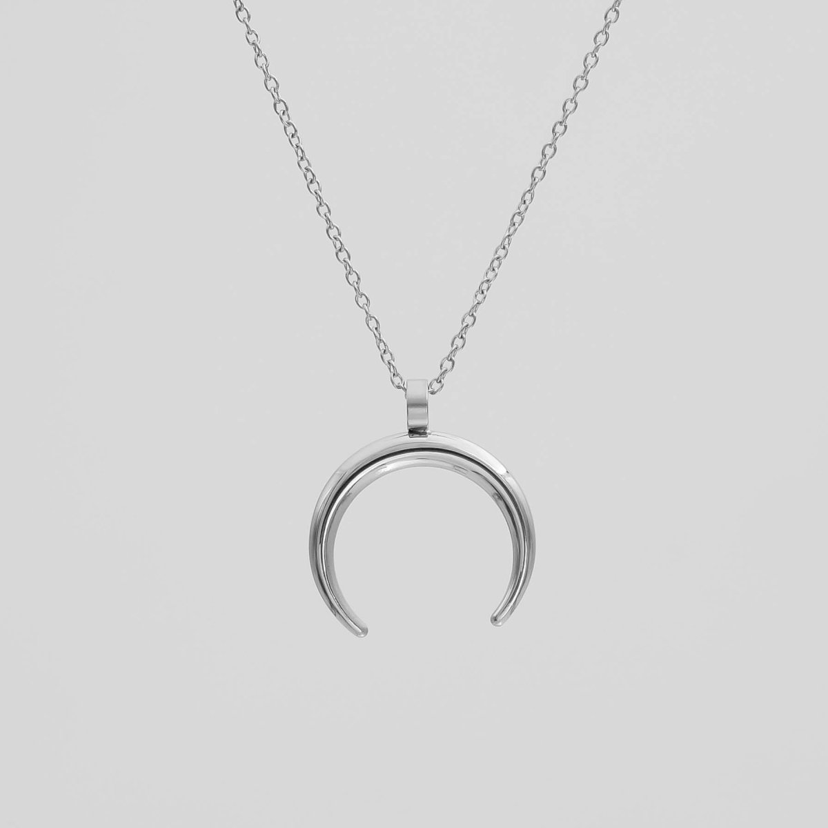 Crescent Moon Necklace - ISMI JEWELS