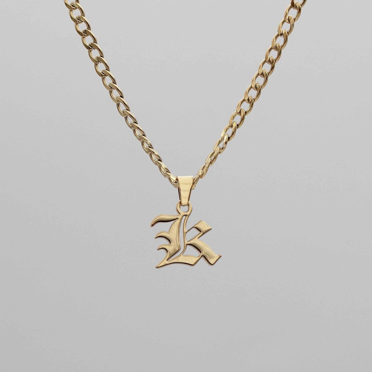 Cubana Initial Necklace - ISMI JEWELS