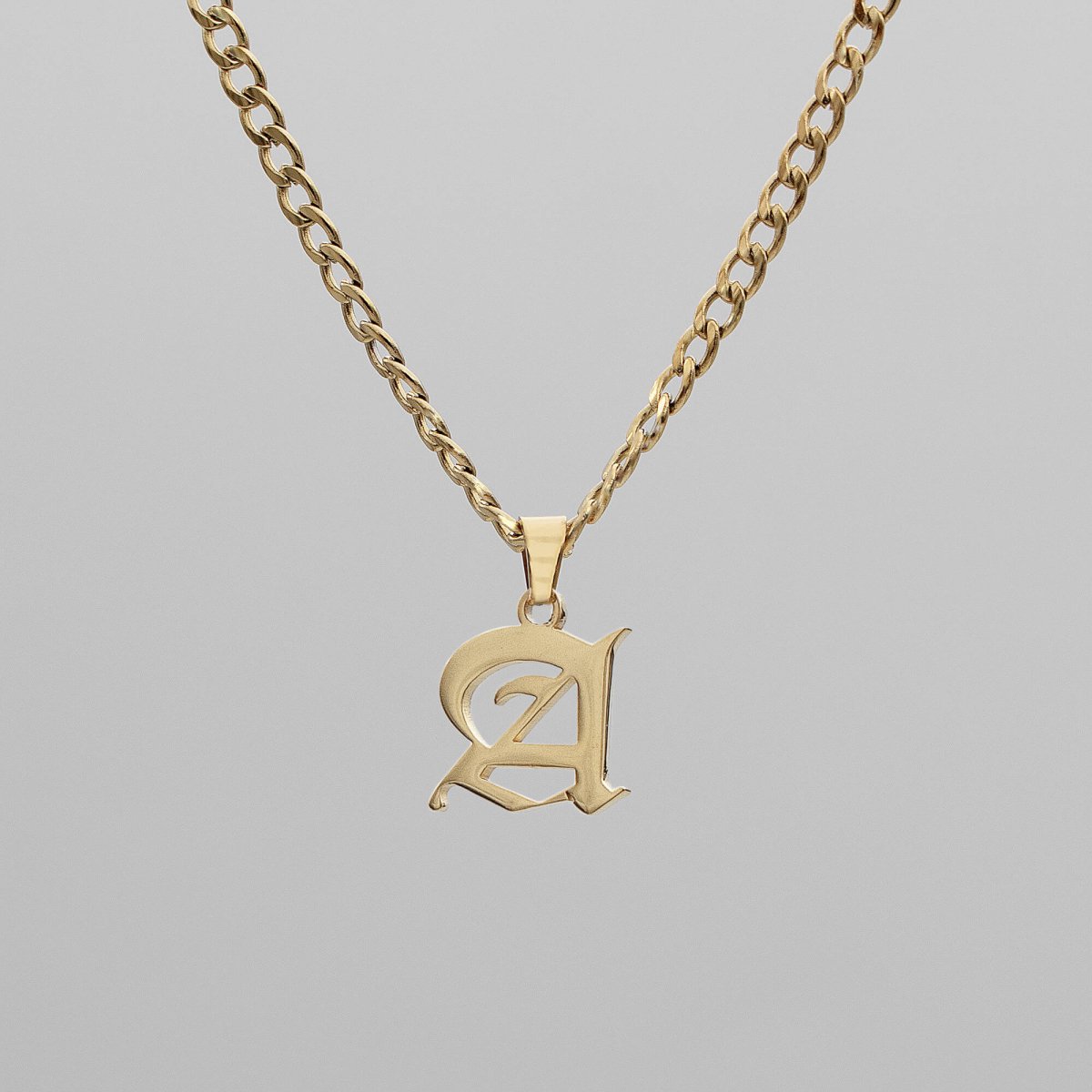 Cubana Initial Necklace - ISMI JEWELS
