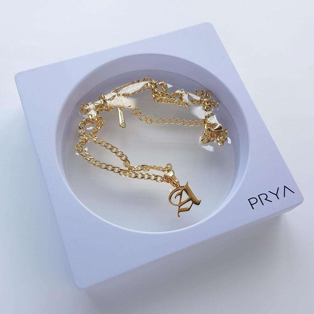 Cubana Initial Necklace - ISMI JEWELS