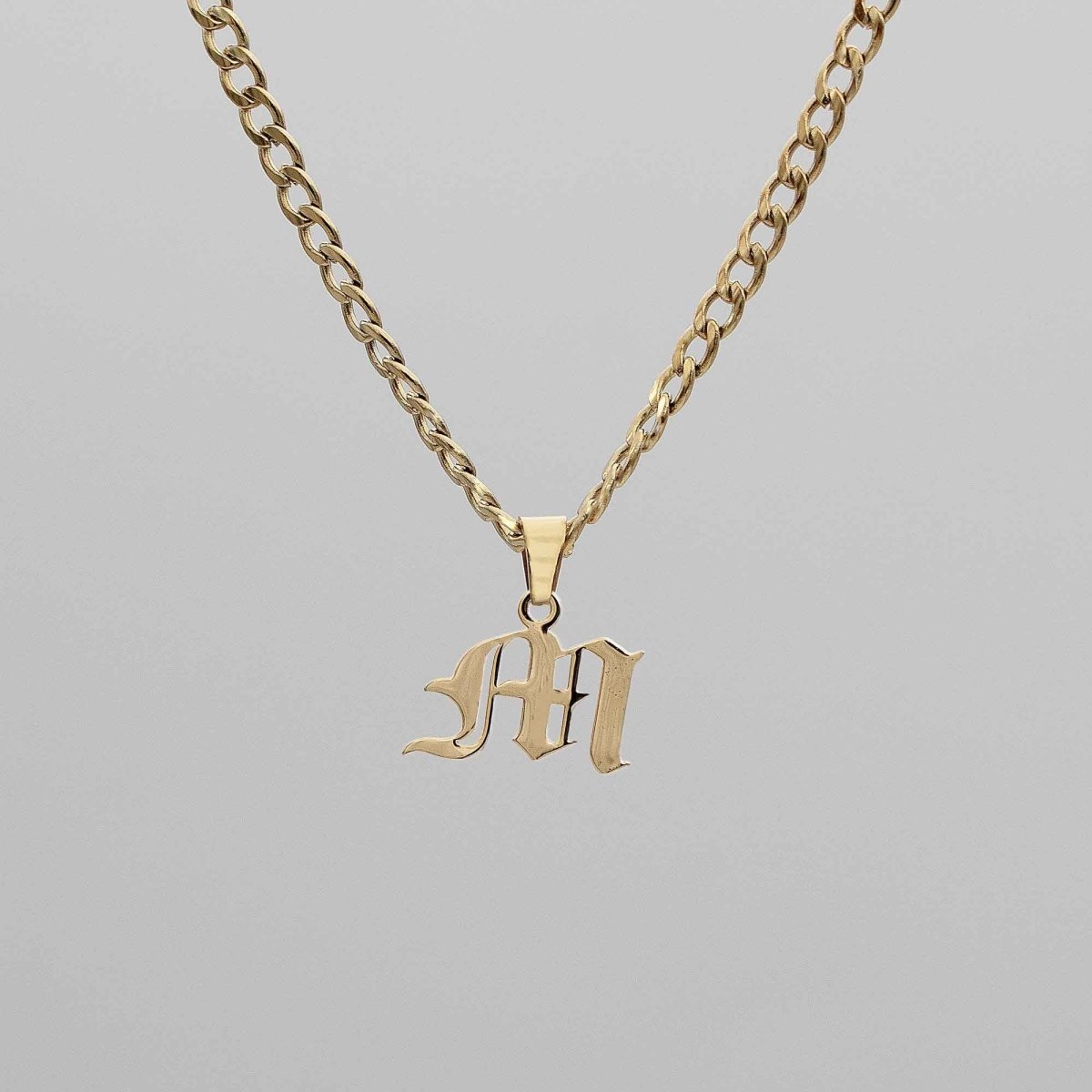 Cubana Initial Necklace - ISMI JEWELS