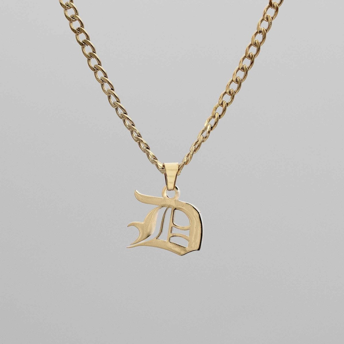Cubana Initial Necklace - ISMI JEWELS