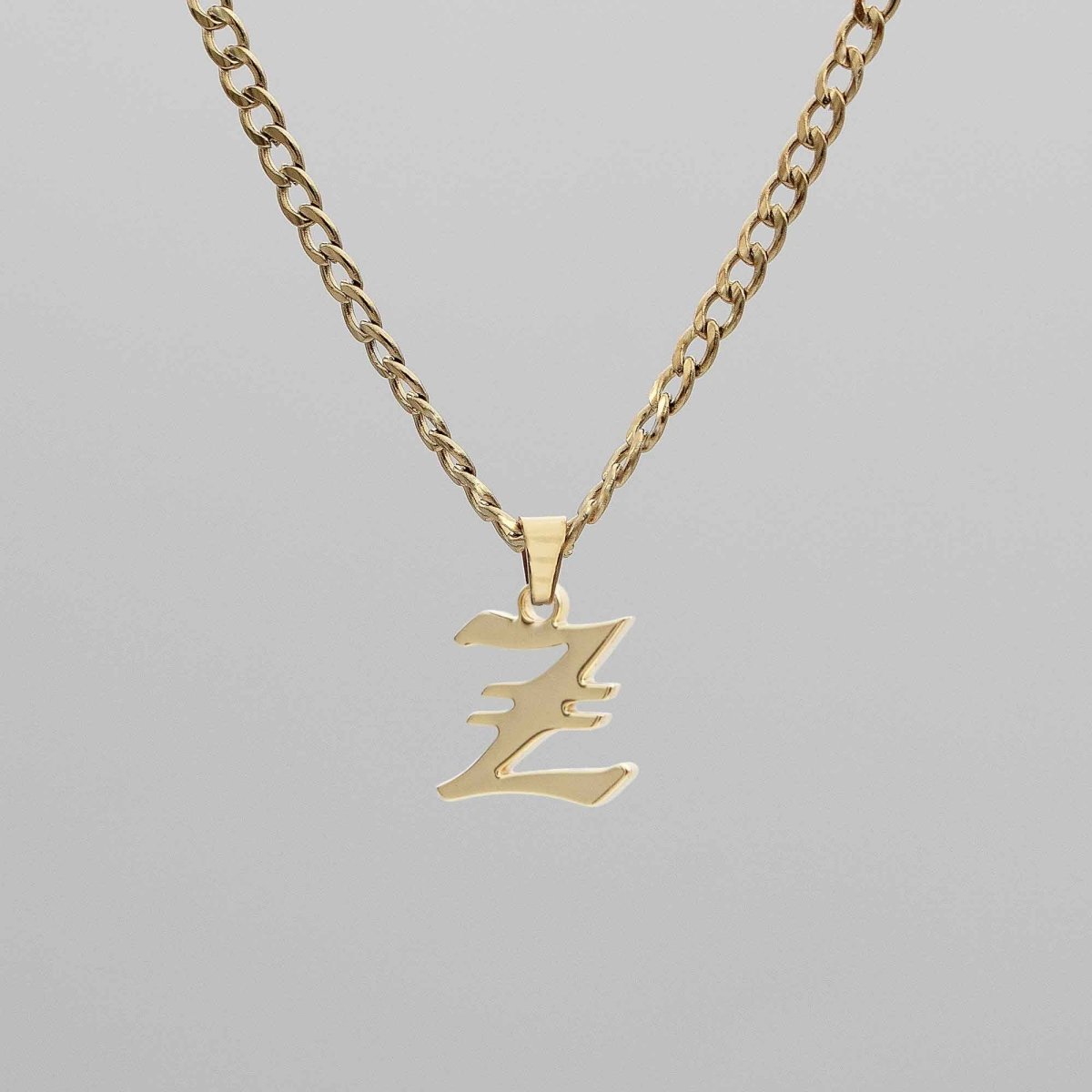 Cubana Initial Necklace - ISMI JEWELS