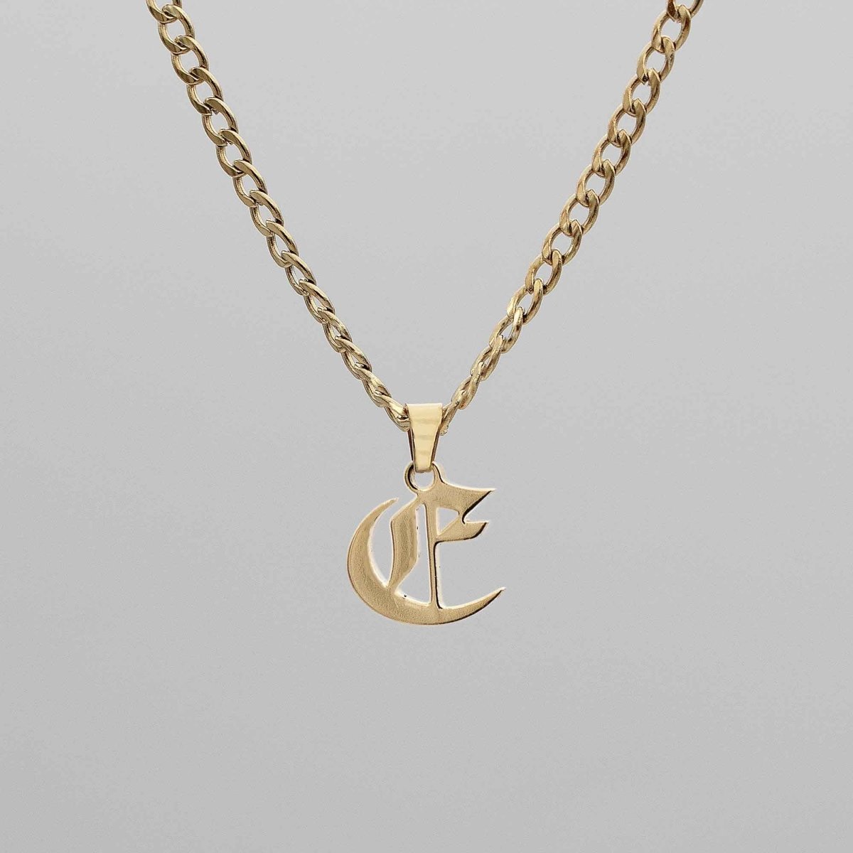 Cubana Initial Necklace - ISMI JEWELS
