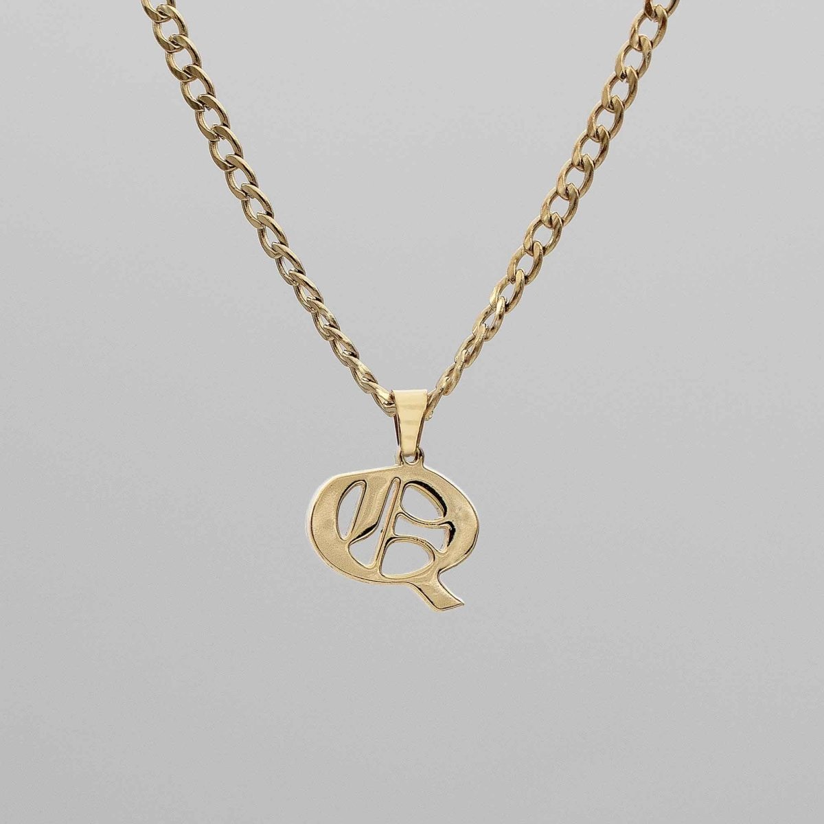 Cubana Initial Necklace - ISMI JEWELS
