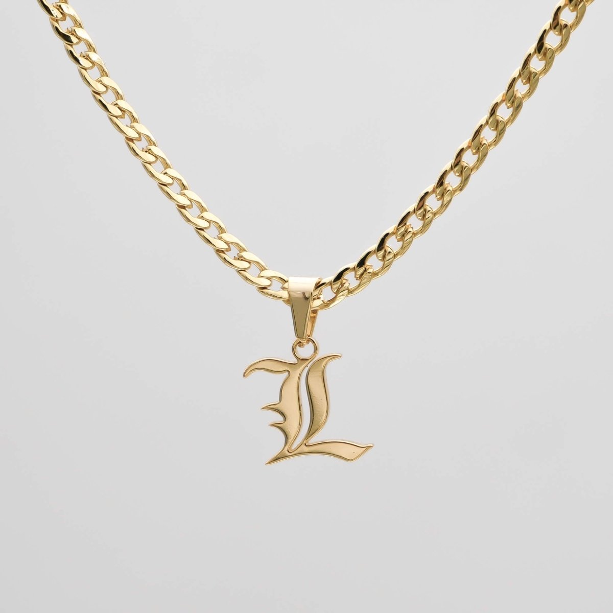 Cubana Initial Necklace - ISMI JEWELS