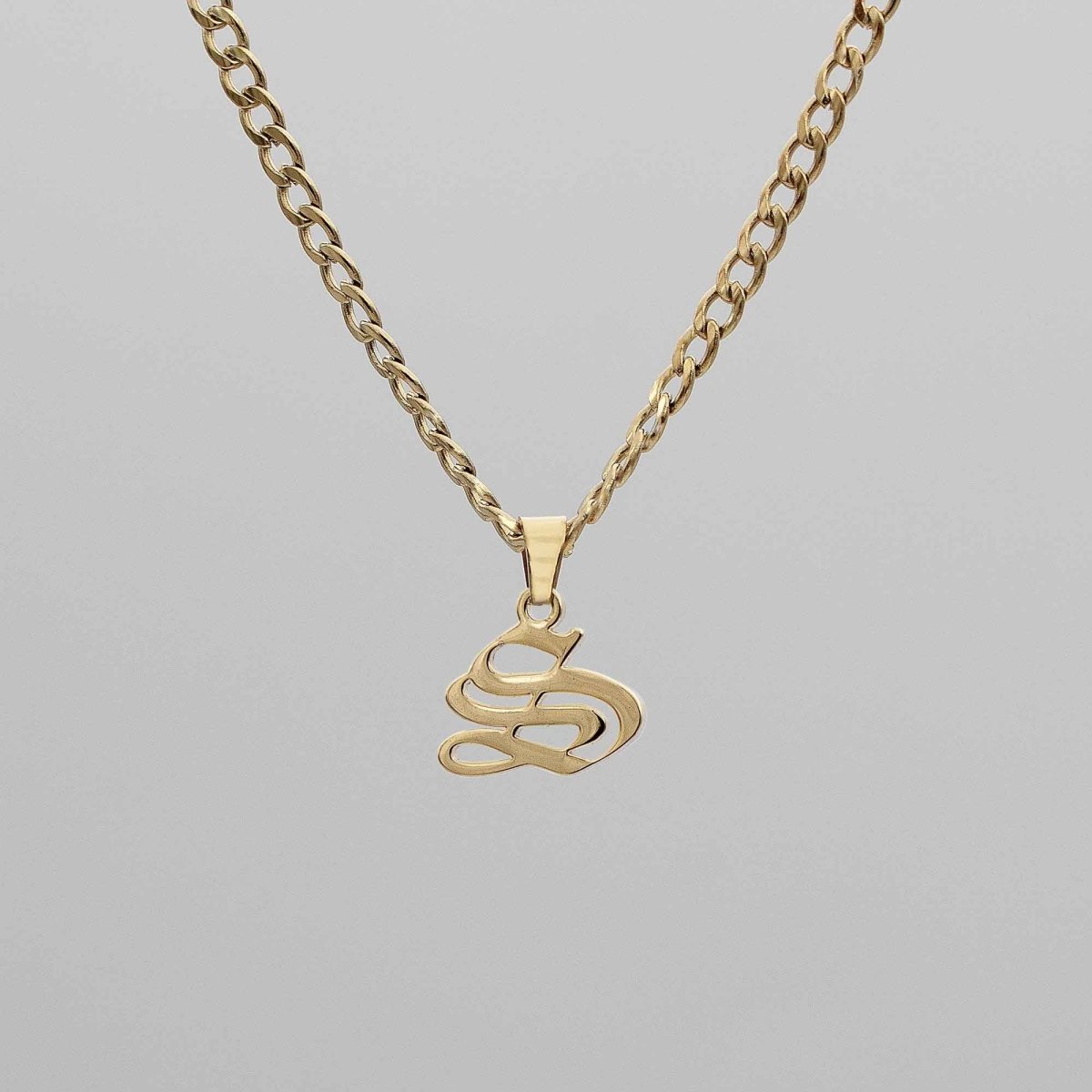 Cubana Initial Necklace - ISMI JEWELS