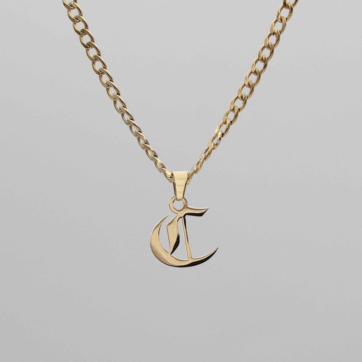Cubana Initial Necklace - ISMI JEWELS