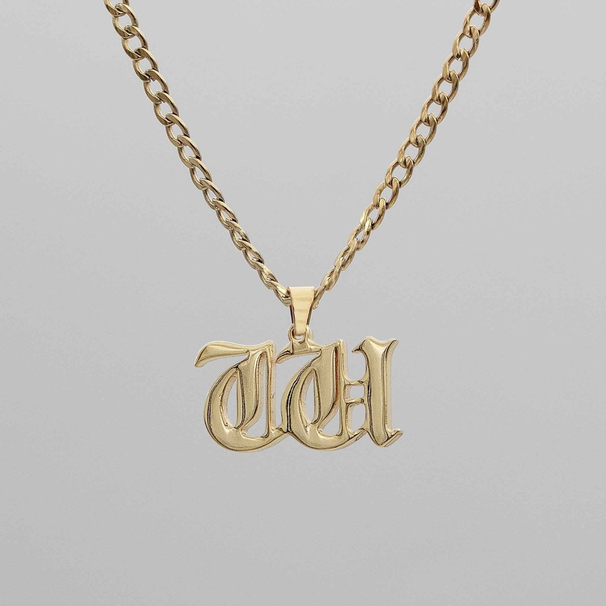 Cubana Initial Necklace - ISMI JEWELS