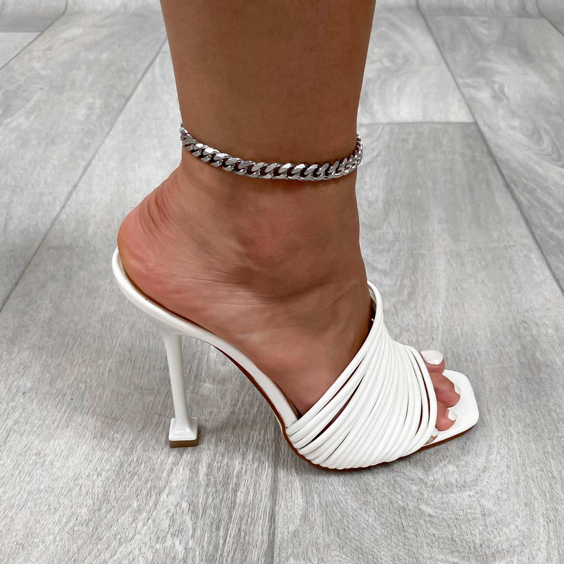 Classic Cuban Anklet Silver - Image 2 - ISMI JEWELS
