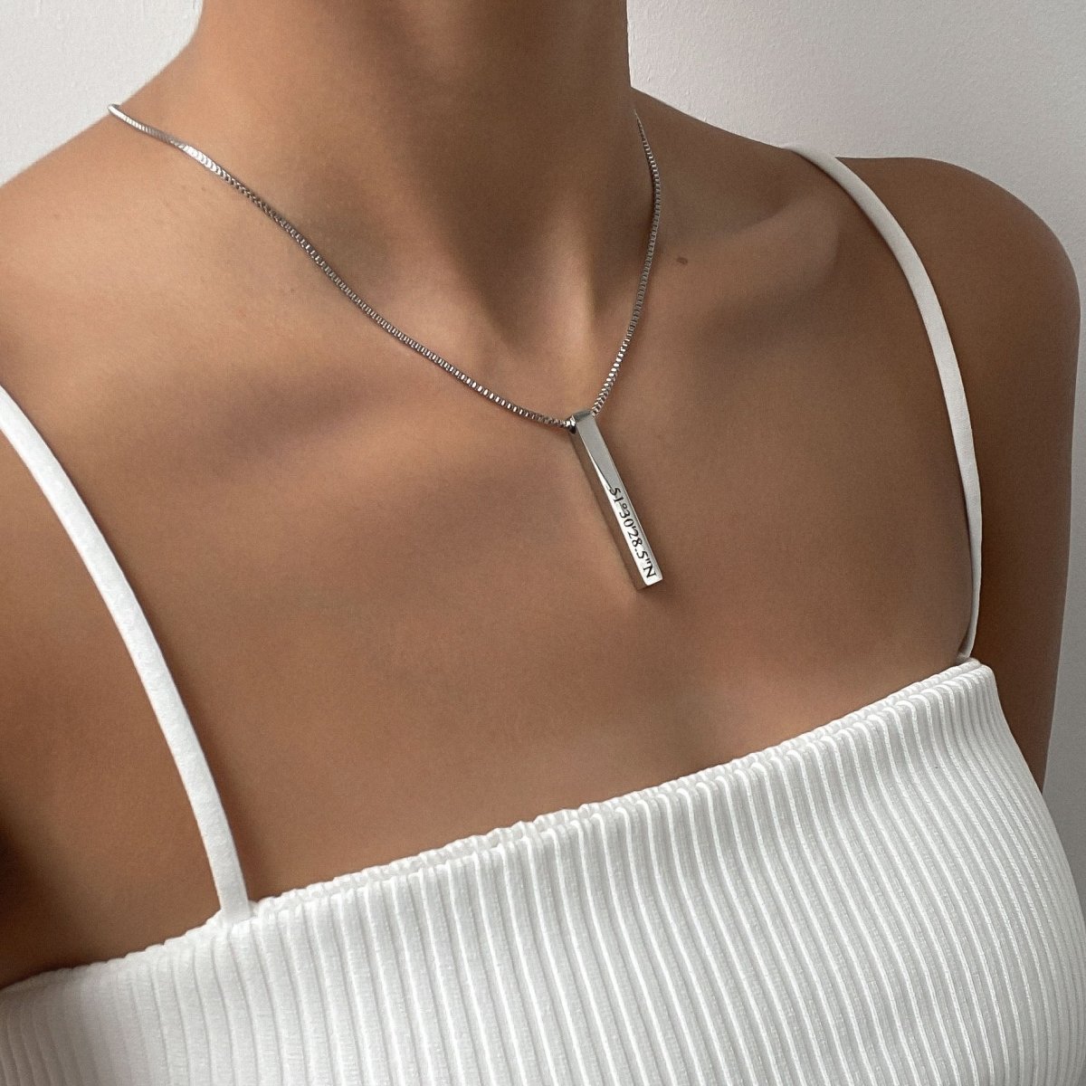 Custom Bar Necklace - ISMI JEWELS