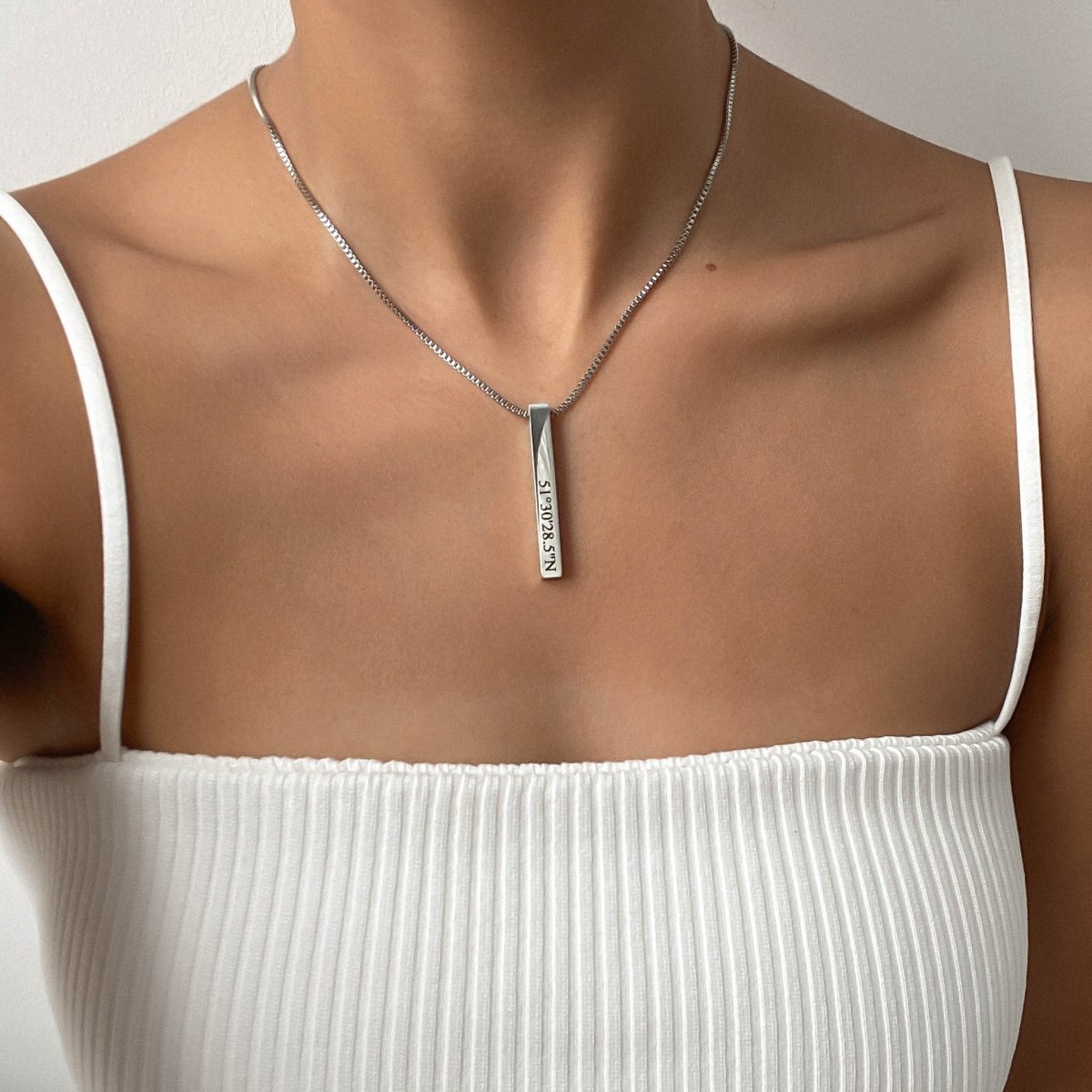 Custom Bar Necklace - ISMI JEWELS