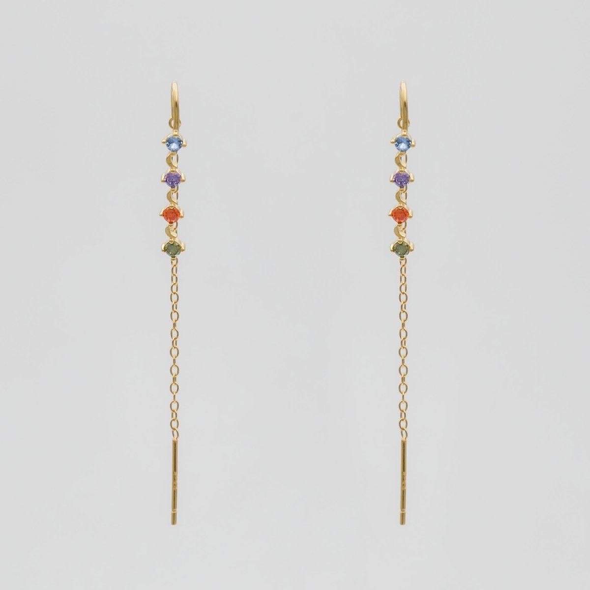 CZ Drop earrings - ISMI JEWELS