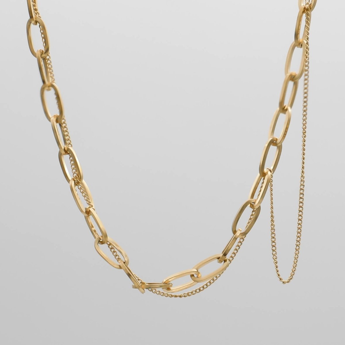 Dana Double Layered Necklace - ISMI JEWELS