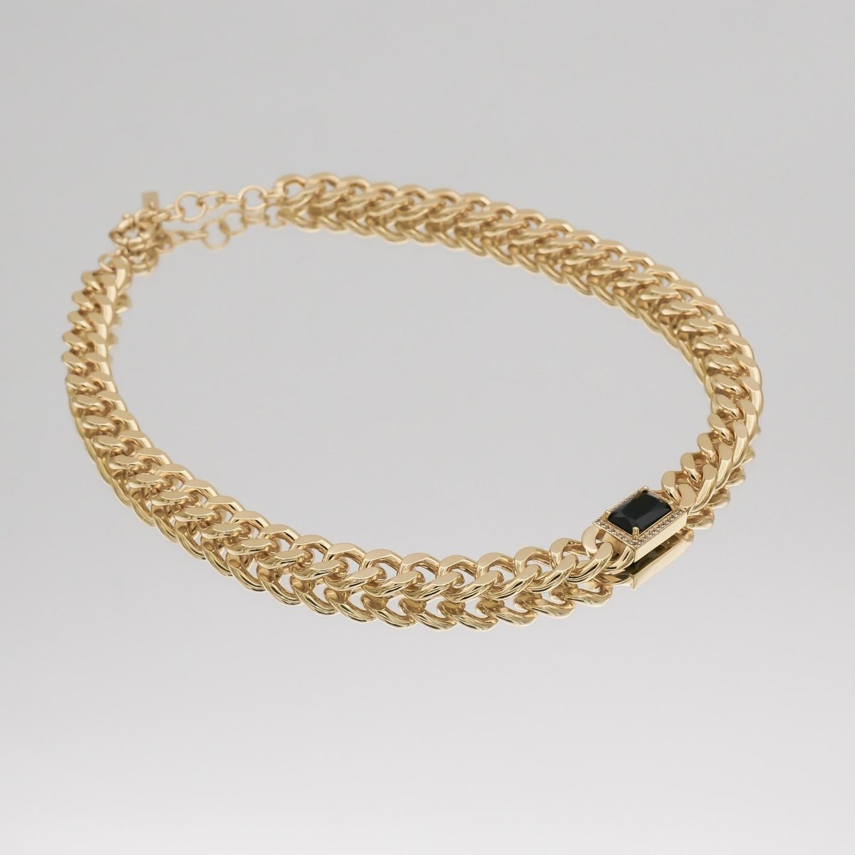Diana Onyx Tablet Necklace - ISMI JEWELS