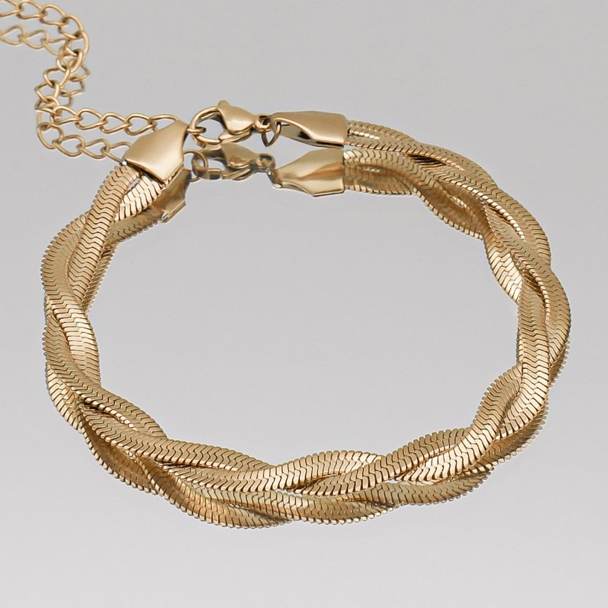 Double Herringbone Bracelet - ISMI JEWELS