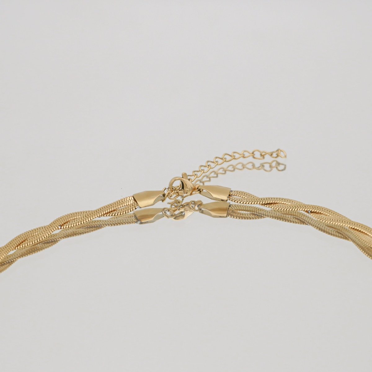 Double Herringbone Necklace - ISMI JEWELS