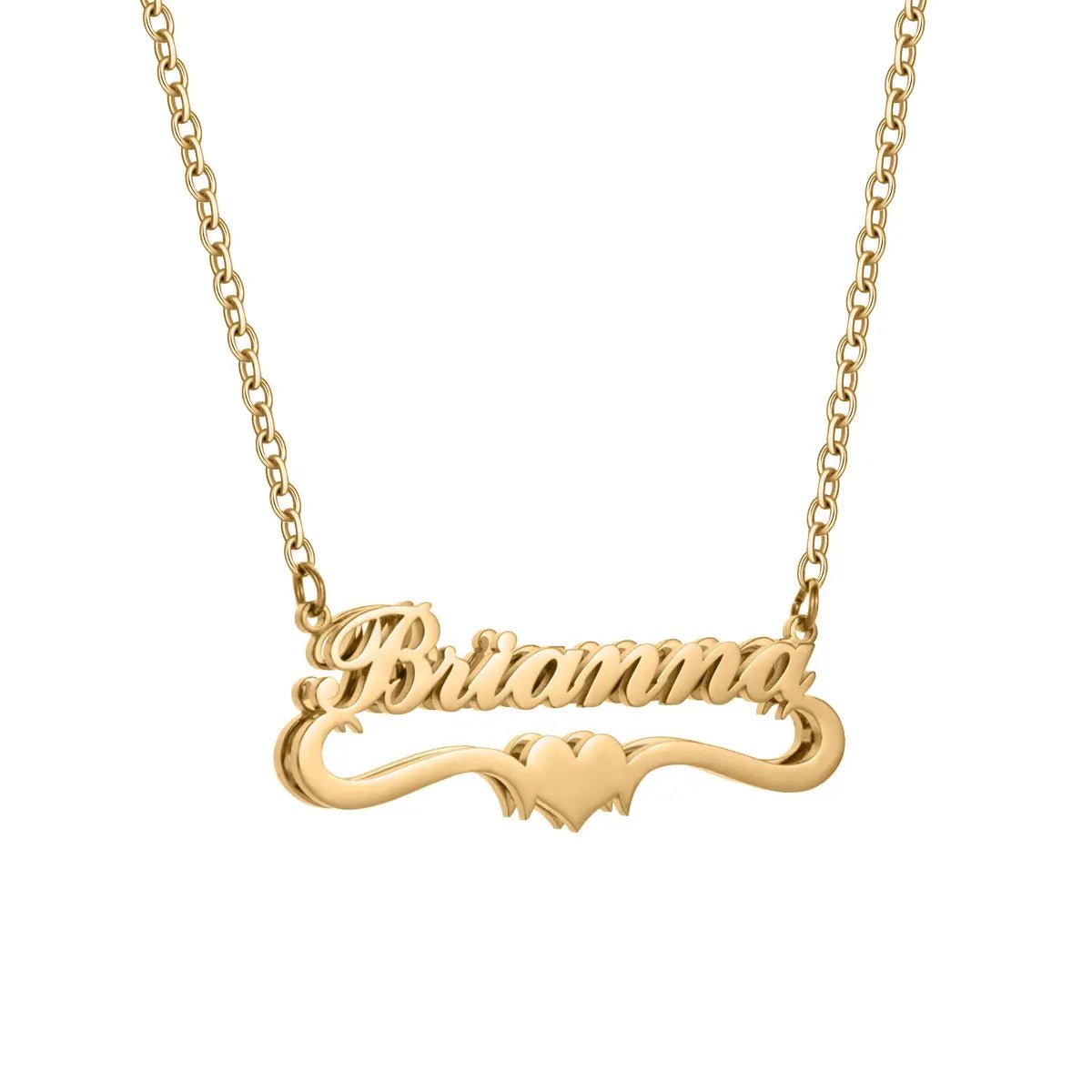 Double Layer Custom Name Necklace - ISMI JEWELS