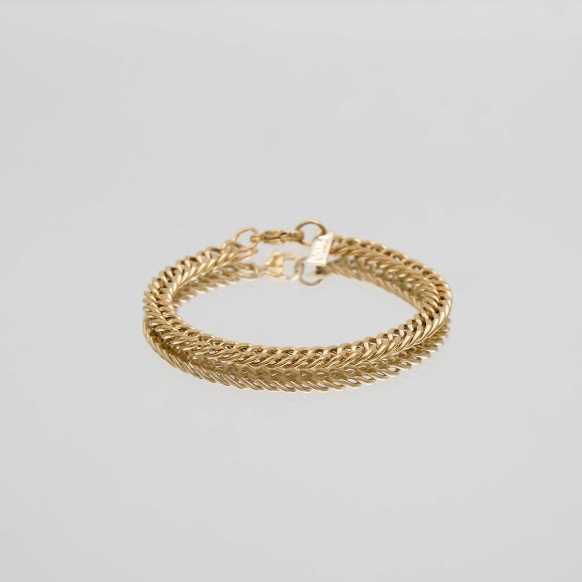 Double Link Curb Chain Bracelet - ISMI JEWELS
