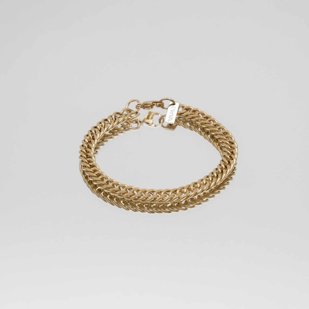 Double Link Curb Chain Bracelet - ISMI JEWELS