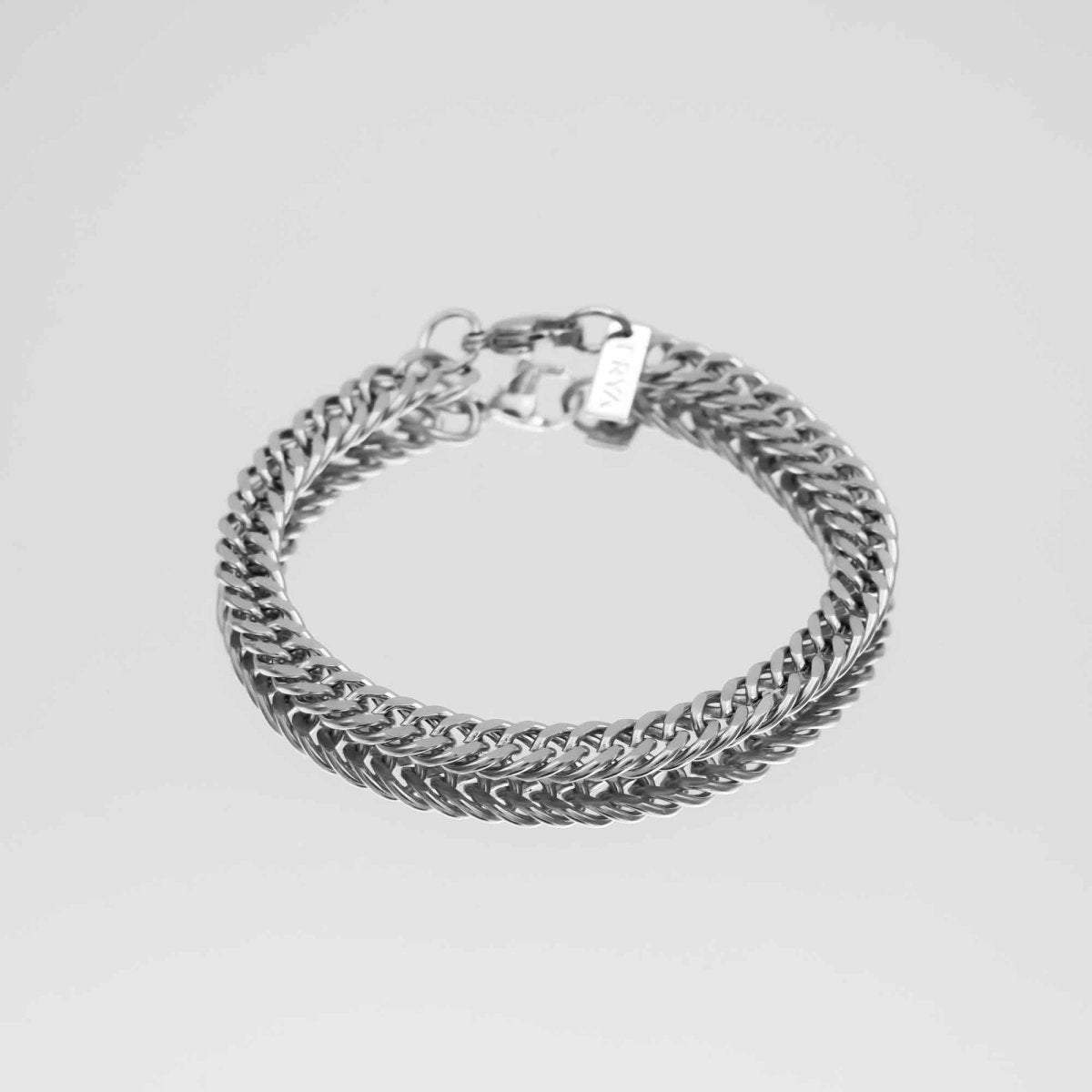 Double Link Curb Chain Bracelet - ISMI JEWELS