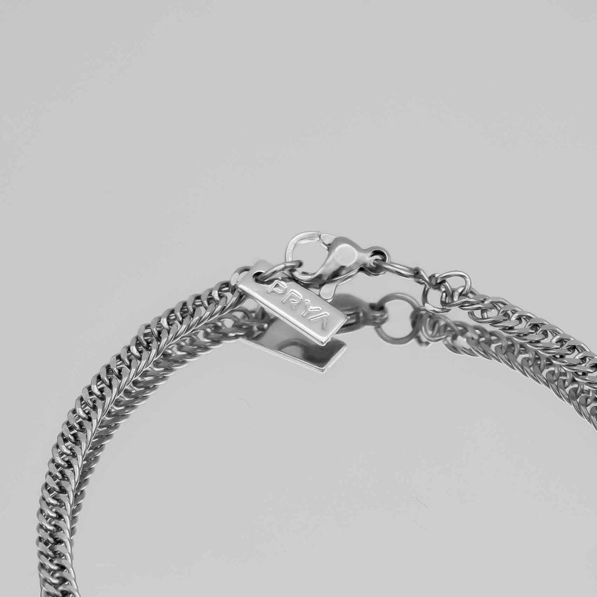 Double Link Curb Chain Bracelet - ISMI JEWELS
