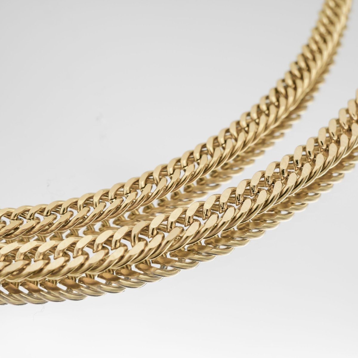 Double Link Curb Chain | Gold - ISMI JEWELS
