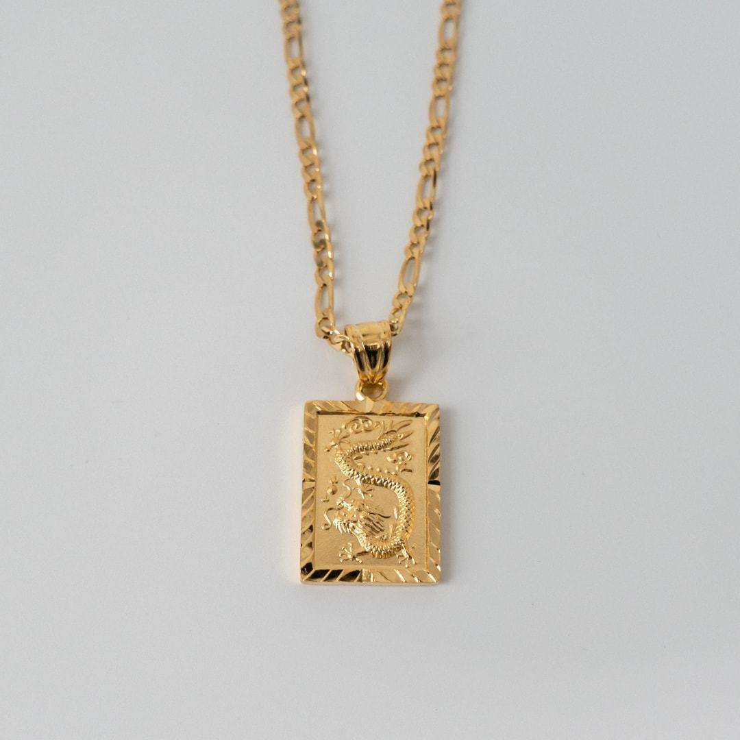 Dragon Tablet Necklace - ISMI JEWELS