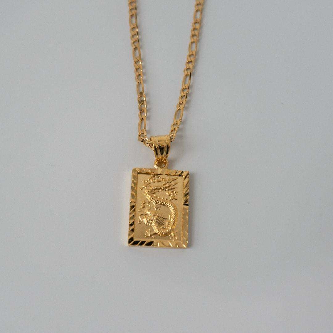 Dragon Tablet Necklace - ISMI JEWELS