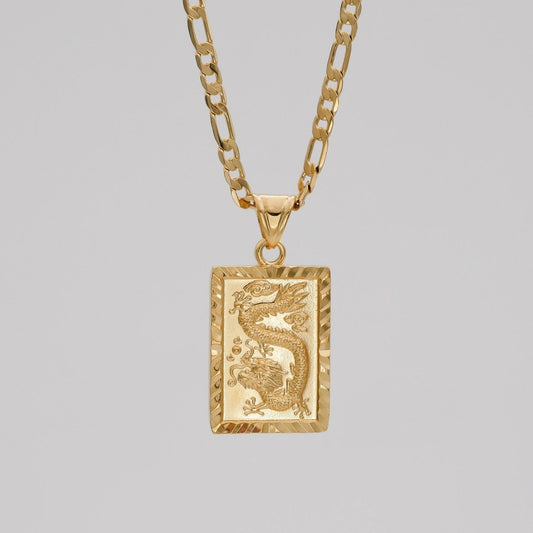 Dragon Tablet Necklace - ISMI JEWELS