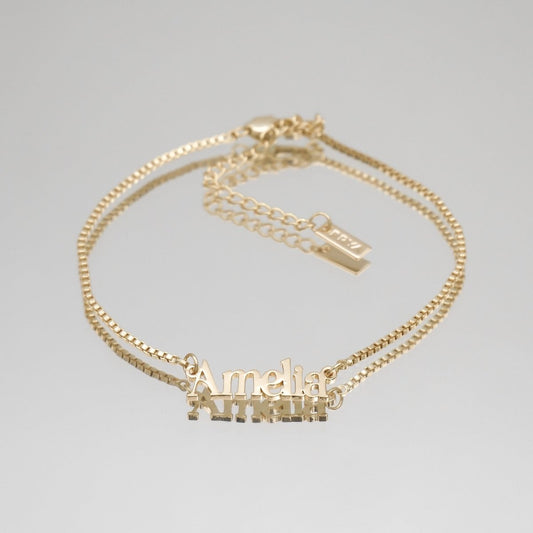 Dubai Custom Name Anklet - ISMI JEWELS