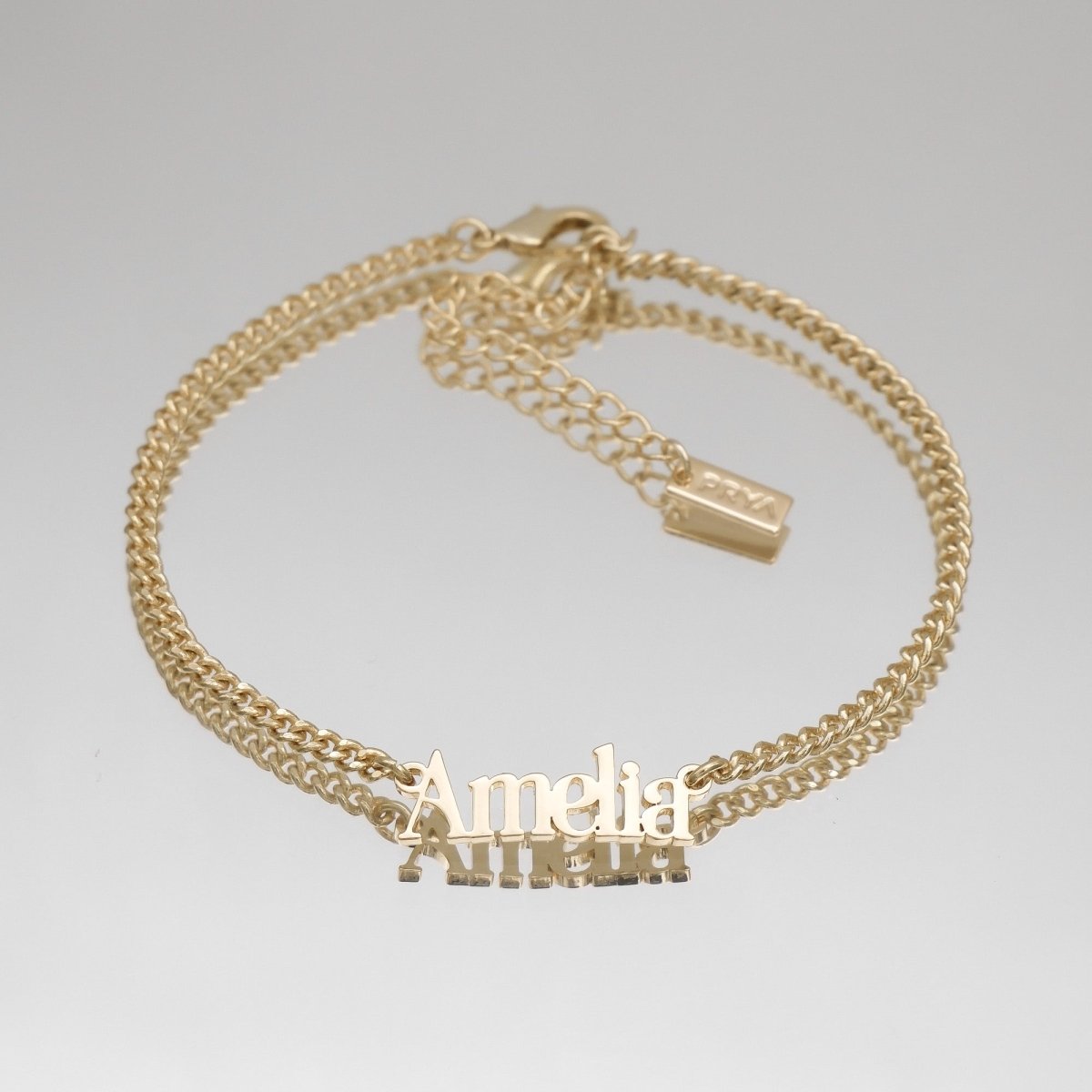 Dubai Custom Name Anklet - ISMI JEWELS