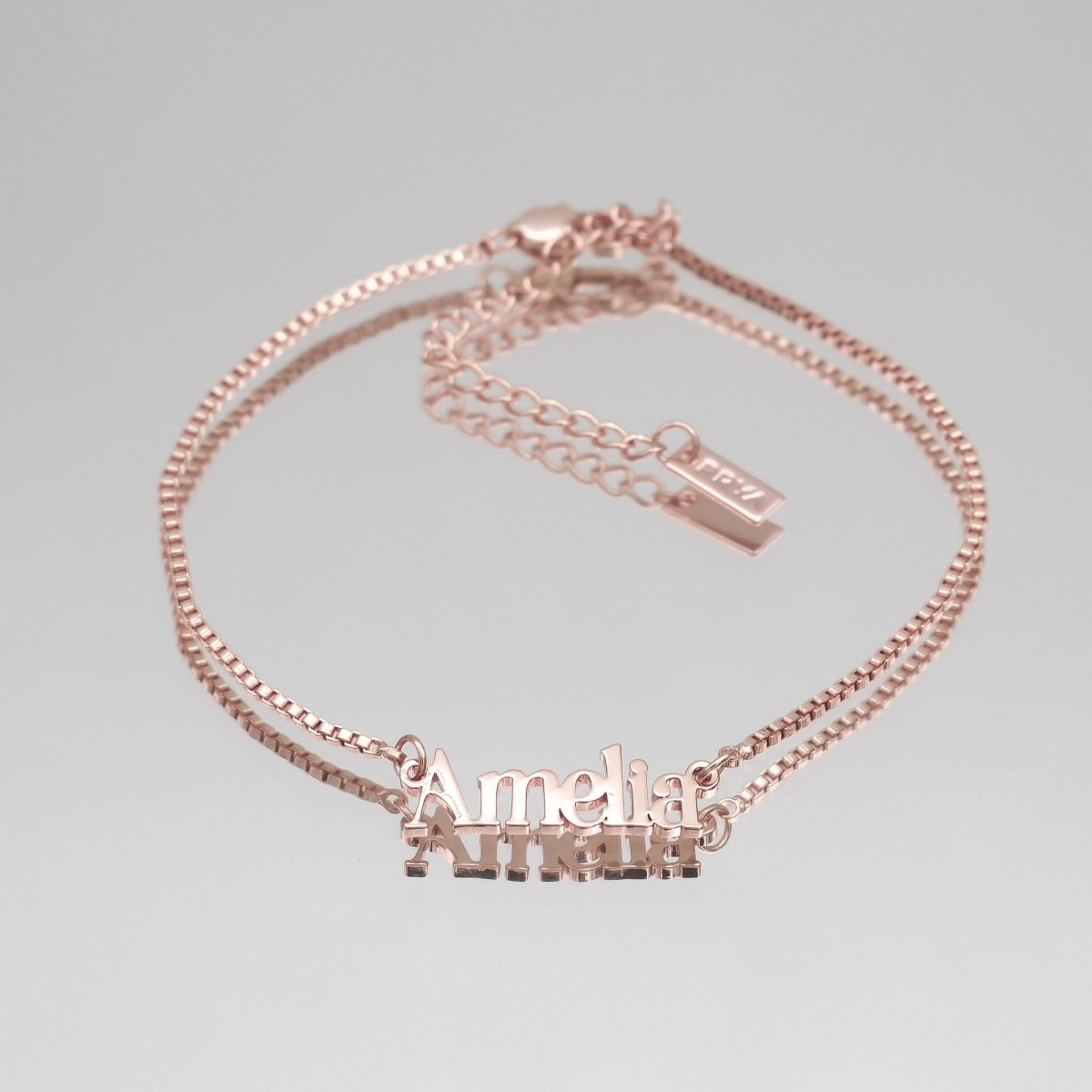 Dubai Custom Name Anklet - ISMI JEWELS
