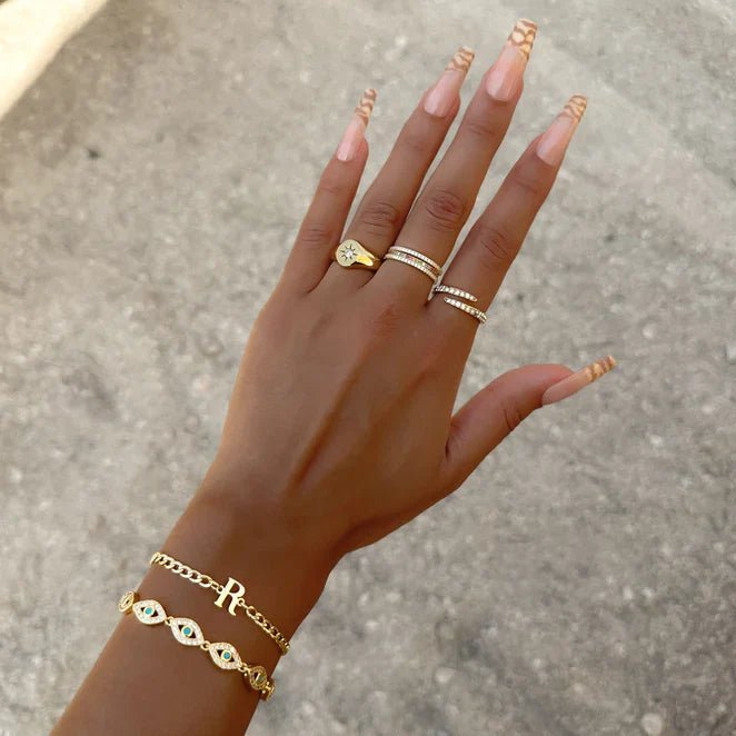 Dubai Initial Bracelet - ISMI JEWELS
