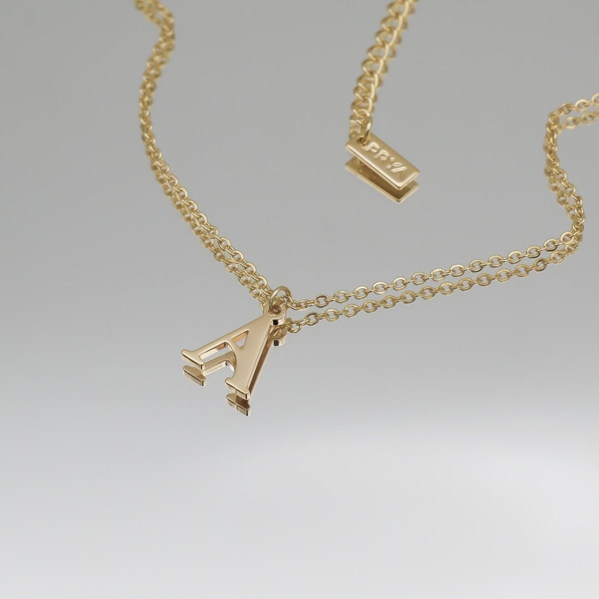 Dubai Initial Necklace - ISMI JEWELS