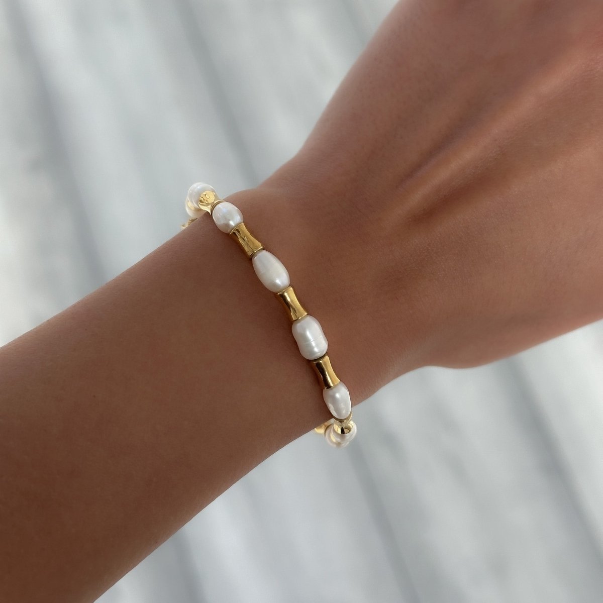 Eden Pearl Bead Bracelet - ISMI JEWELS