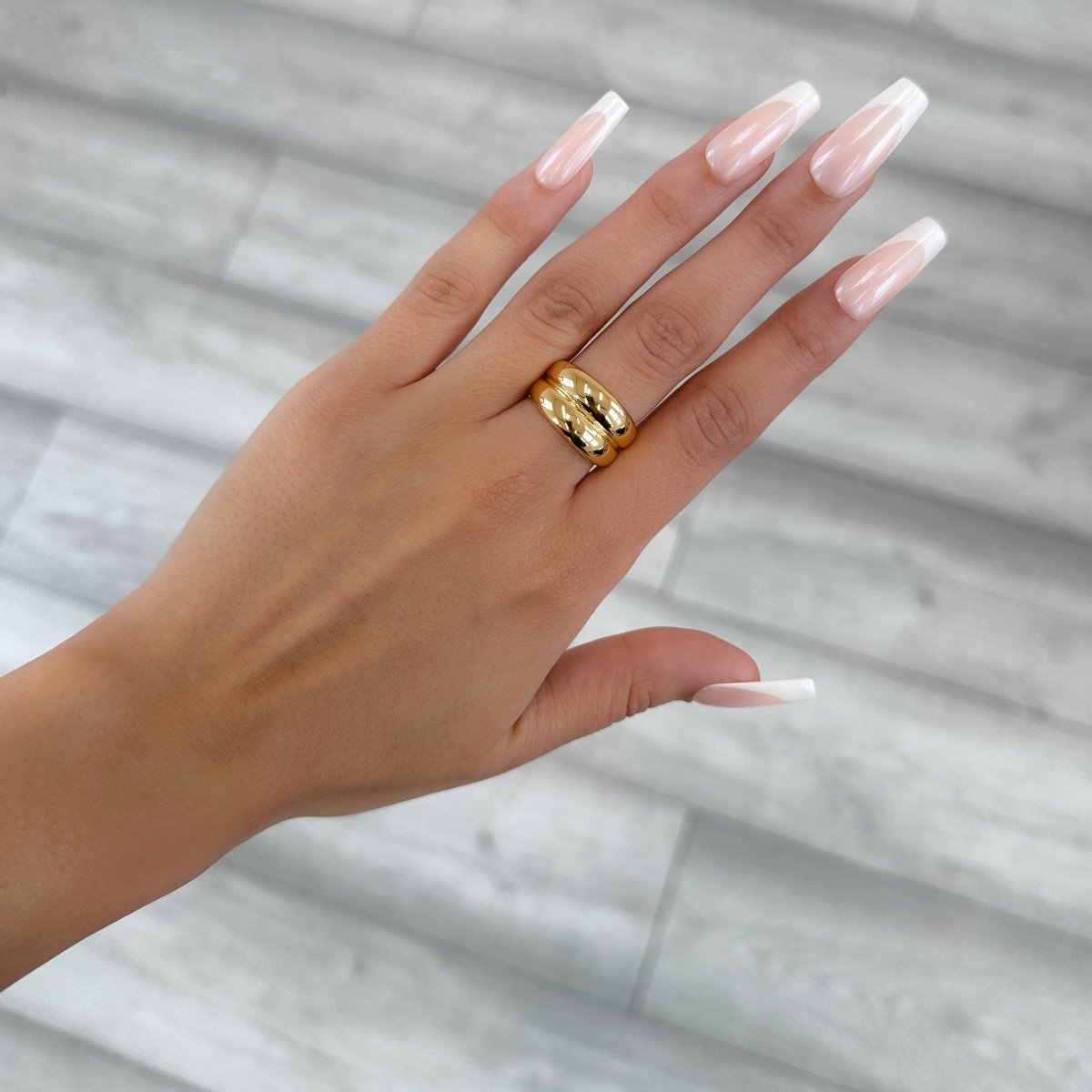 Eliana Double Band Ring - ISMI JEWELS